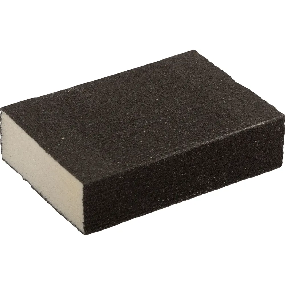 Фото Губка шлифовальная Master Color мелкая средняя карбид кремния 100x70x25 мм Фото Губка шлифовальная Master Color мелкая средняя карбид кремния 100x70x25 мм