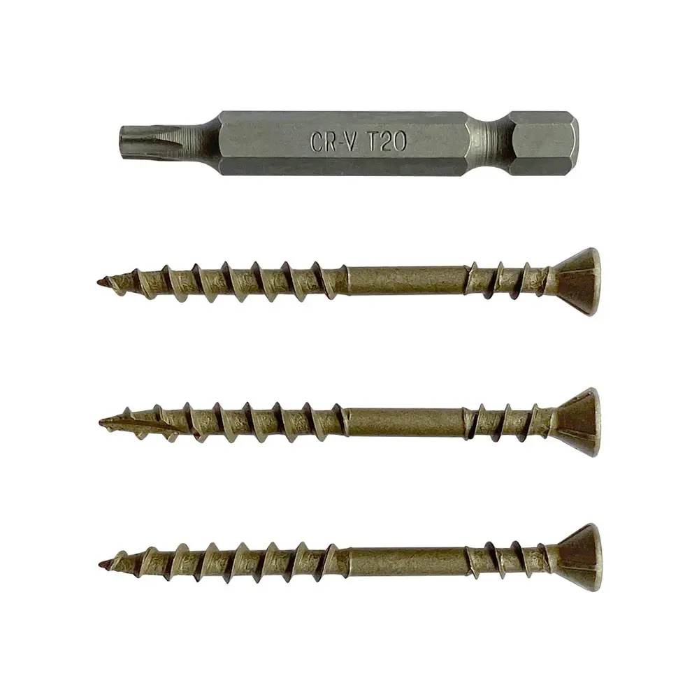Фото 3 Саморезы Camo Premium decking screw protech 41x4.2 мм C4 T20 350 шт для монтажа террас и фасадов Фото 3 Саморезы Camo Premium decking screw protech 41x4.2 мм C4 T20 350 шт для монтажа террас и фасадов
