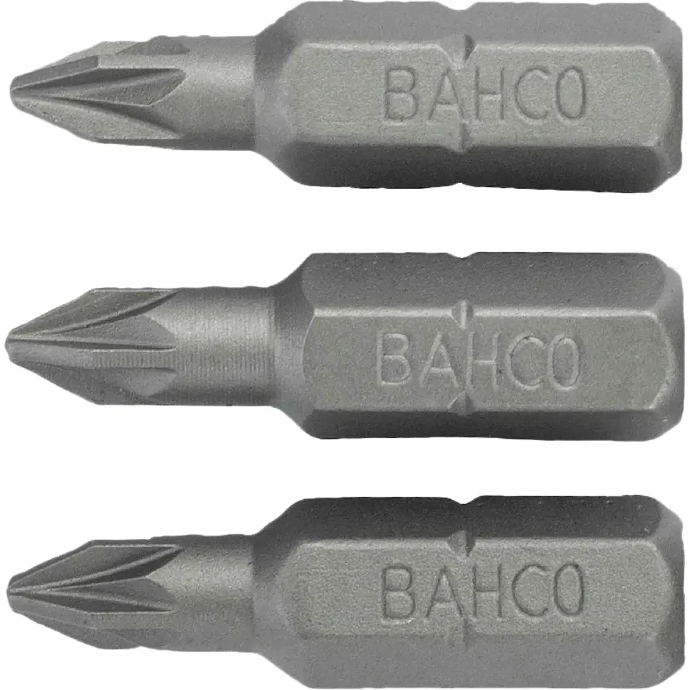 Фото Бита Bahco 59S/PZ0-3P PZ0 25 мм 3 шт. Фото Бита Bahco 59S/PZ0-3P PZ0 25 мм 3 шт.