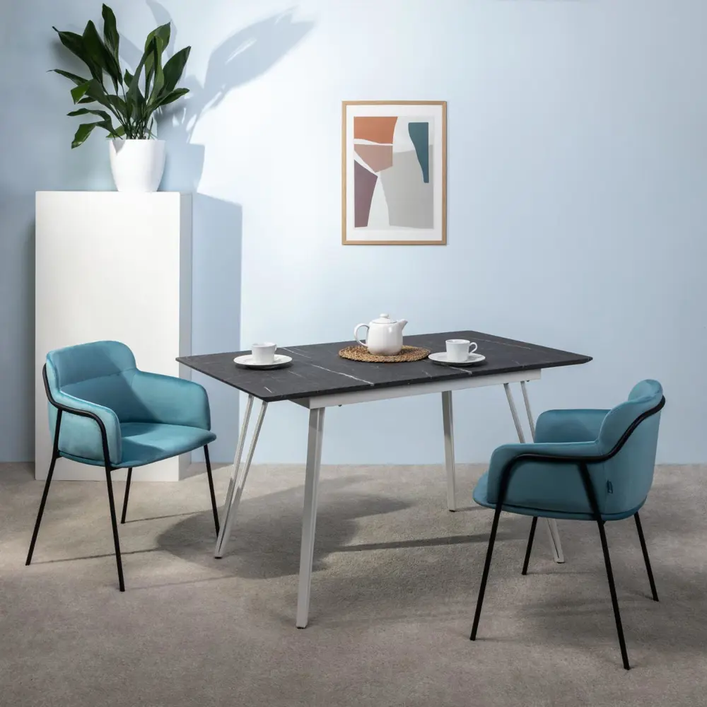 Фото 8 Кухонный стол прямоугольный R-home Диего 140 140x140 см МДФ цвет графит Фото 8 Кухонный стол прямоугольный R-home Диего 140 140x140 см МДФ цвет графит