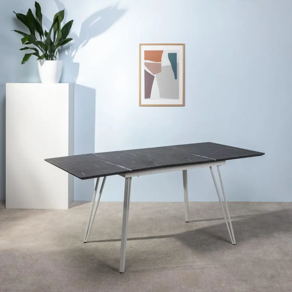 Фото 10 Кухонный стол прямоугольный R-home Диего 140 140x140 см МДФ цвет графит Фото 10 Кухонный стол прямоугольный R-home Диего 140 140x140 см МДФ цвет графит