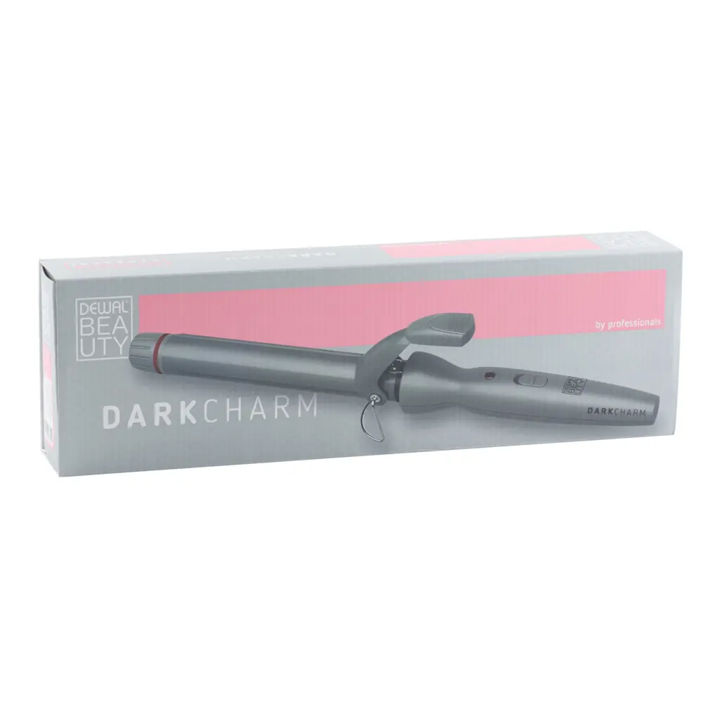 Фото 6 Плойка для волос Dewal Beauty Dark Charm 19 мм 40 Вт серая Фото 6 Плойка для волос Dewal Beauty Dark Charm 19 мм 40 Вт серая