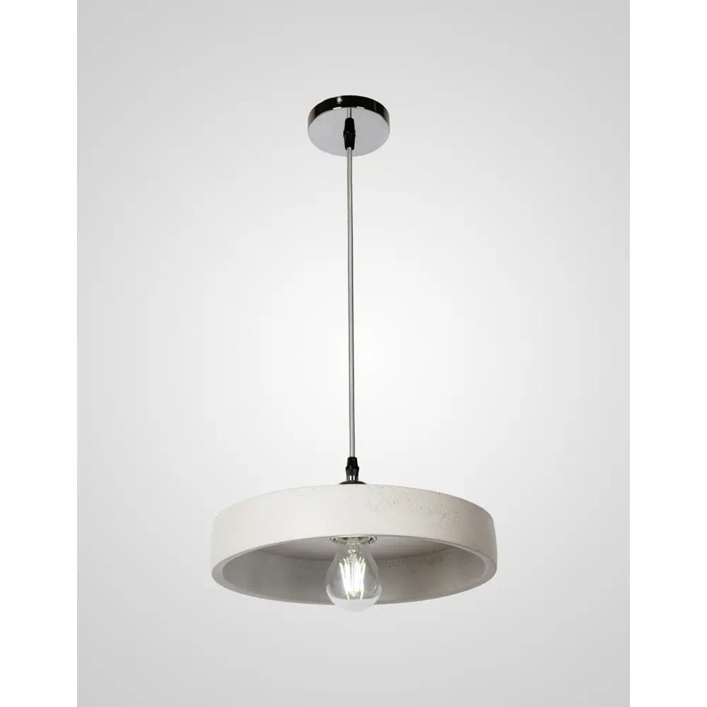 Фото Светильник подвесной бетонный Мелодия Света BL102 Stone Light 1 лампа 4 м² цвет серый