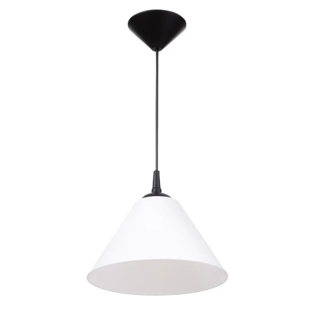 Фото Светильник подвесной BAYERLUX 9175857 Конус3 1 лампа 25 м² цвет черный Фото Светильник подвесной BAYERLUX 9175857 Конус3 1 лампа 25 м² цвет черный