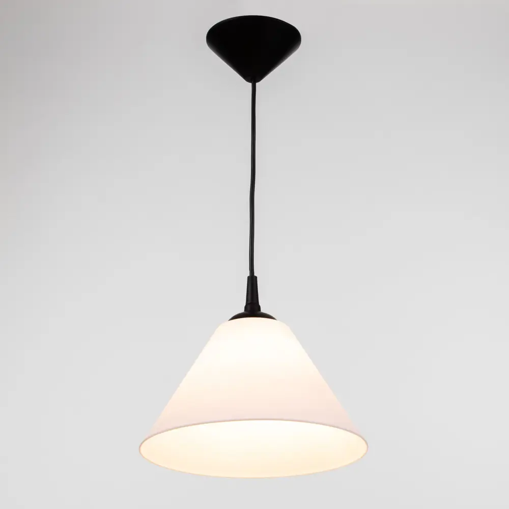 Фото 2 Светильник подвесной BAYERLUX 9175857 Конус3 1 лампа 25 м² цвет черный Фото 2 Светильник подвесной BAYERLUX 9175857 Конус3 1 лампа 25 м² цвет черный