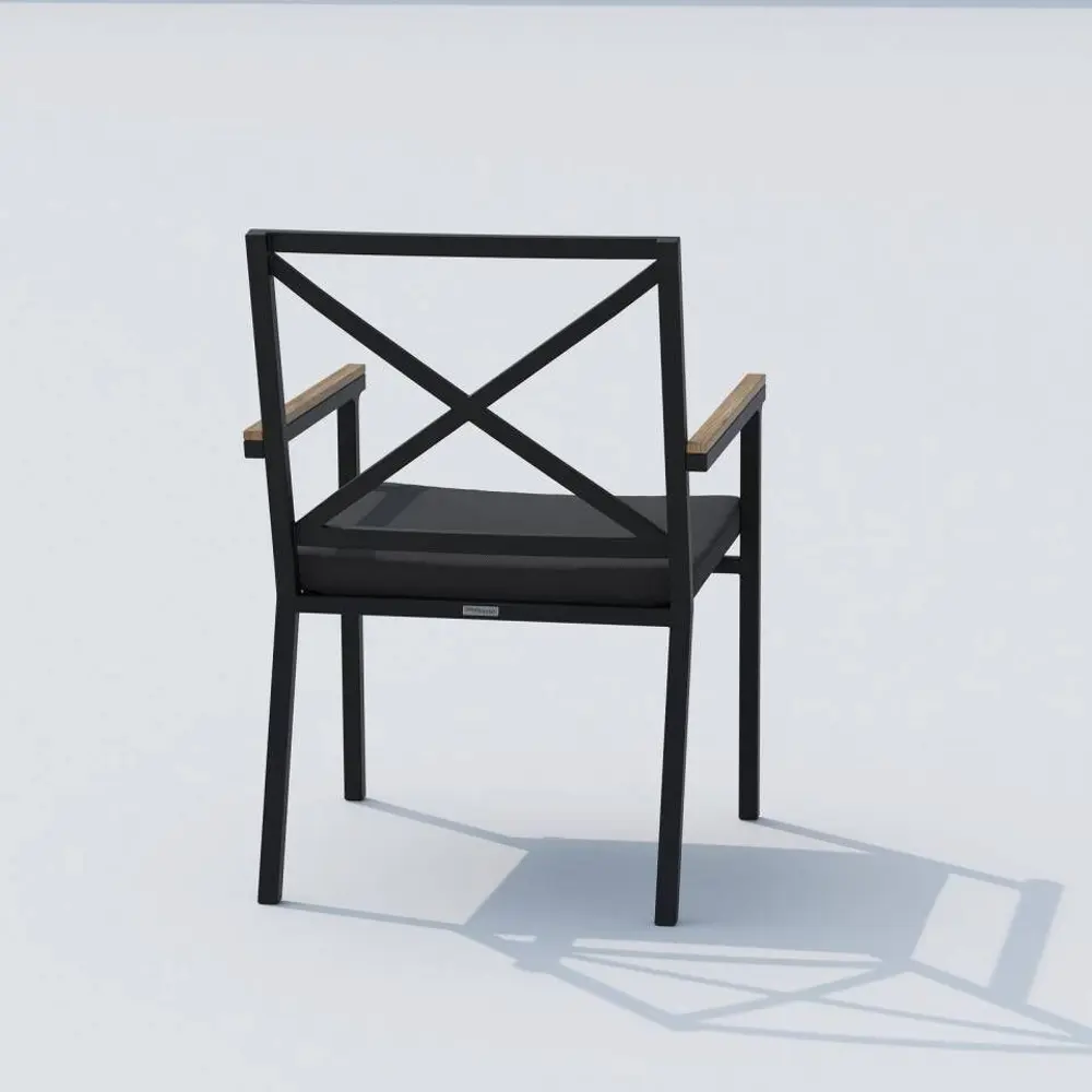 Фото 8 Садовая мебель для отдыха Ideal patio Outdoor style Tella Festa 180 dark алюМиний темно-серый:стол, 6 стульев Фото 8 Садовая мебель для отдыха Ideal patio Outdoor style Tella Festa 180 dark алюМиний темно-серый:стол, 6 стульев