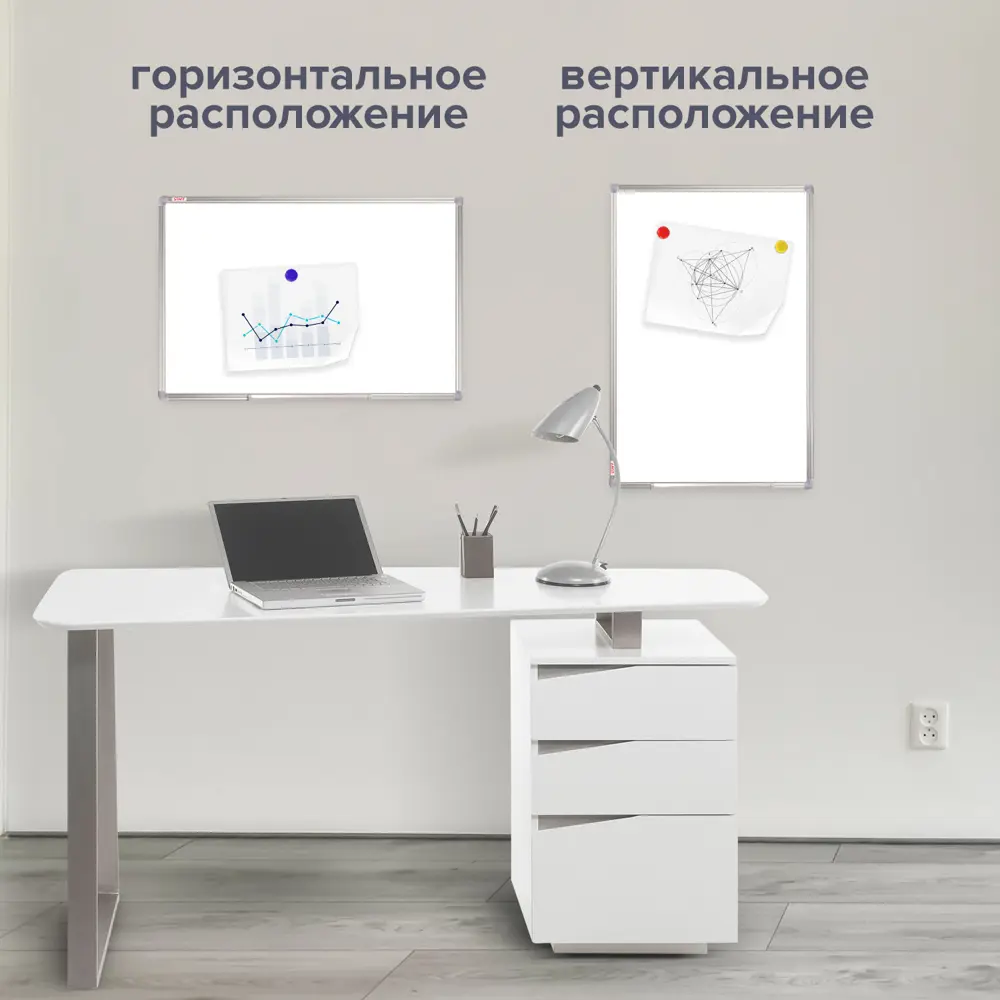 Фото 6 Доска магнитно-маркерная STAFF 235462 60x90 см Фото 6 Доска магнитно-маркерная STAFF 235462 60x90 см