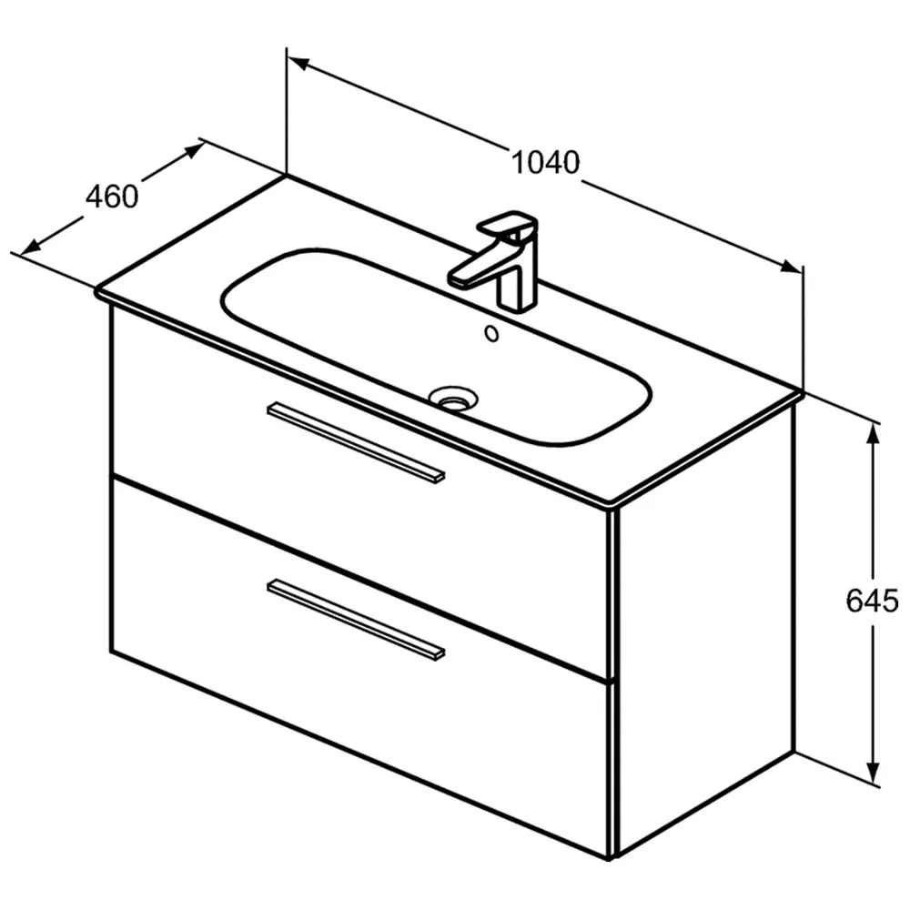 Фото 19 Раковина Ideal standard T462101 встраиваемая 104см Фото 19 Раковина Ideal standard T462101 встраиваемая 104см