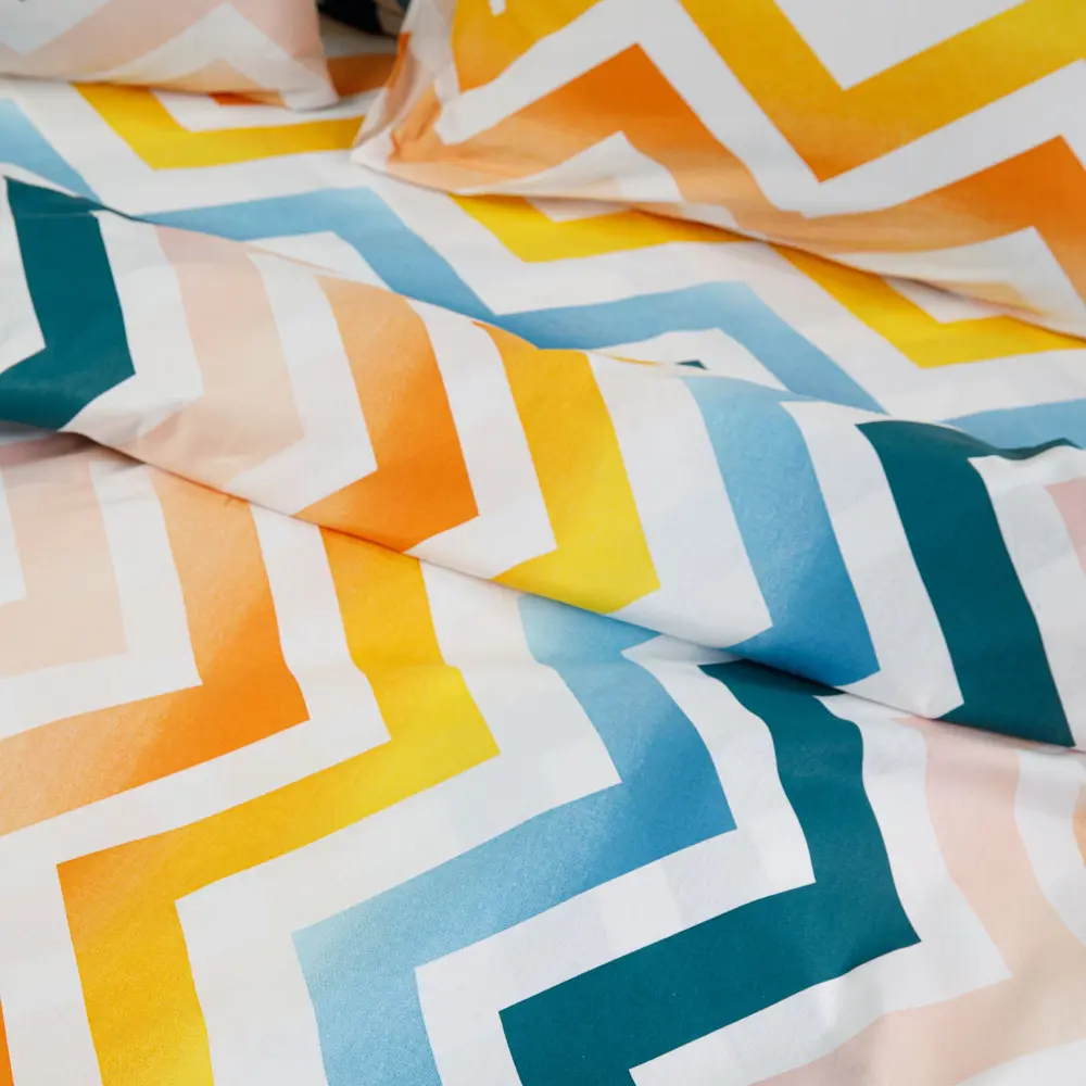 Фото 7 Комплект постельного белья Ночь Нежна Меандр 70319-1 Бязь 120гр. евро 70x70 см (2)