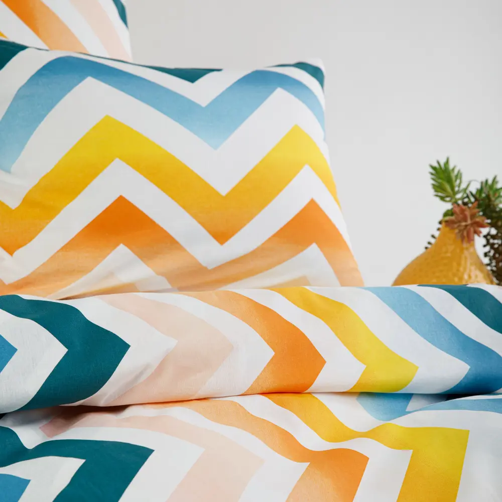 Фото 8 Комплект постельного белья Ночь Нежна Меандр 70319-1 Бязь 120гр. евро 70x70 см (2)