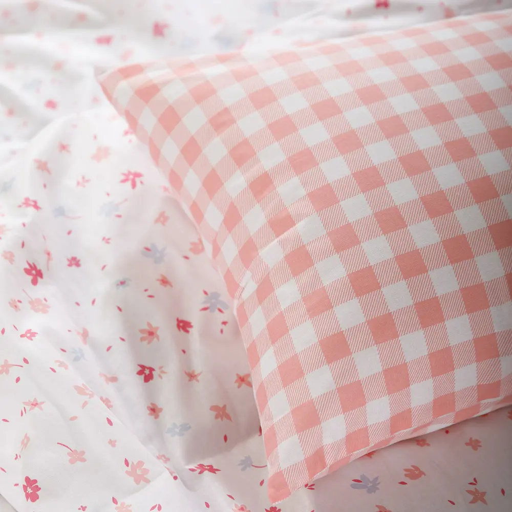 Фото 9 Комплект постельного белья Ночь Нежна Глория 70407-1+70408-1 Бязь 120гр. евро 50x70 см (2)