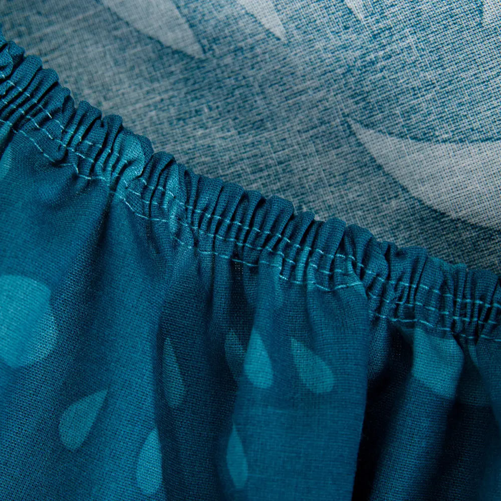 Фото 6 Комплект постельного белья Ночь Нежна Royal Морские цветы 70714-1+70715-1 Поплин 2 сп. евро 50x70 см (2) книжка