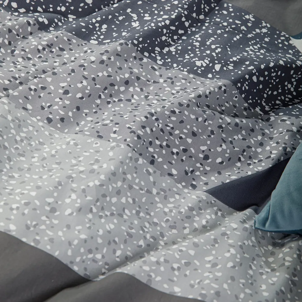 Фото 6 Комплект постельного белья Ночь Нежна Флорида 70508-1+70509-1 Поплин евро 70x70 см (2)