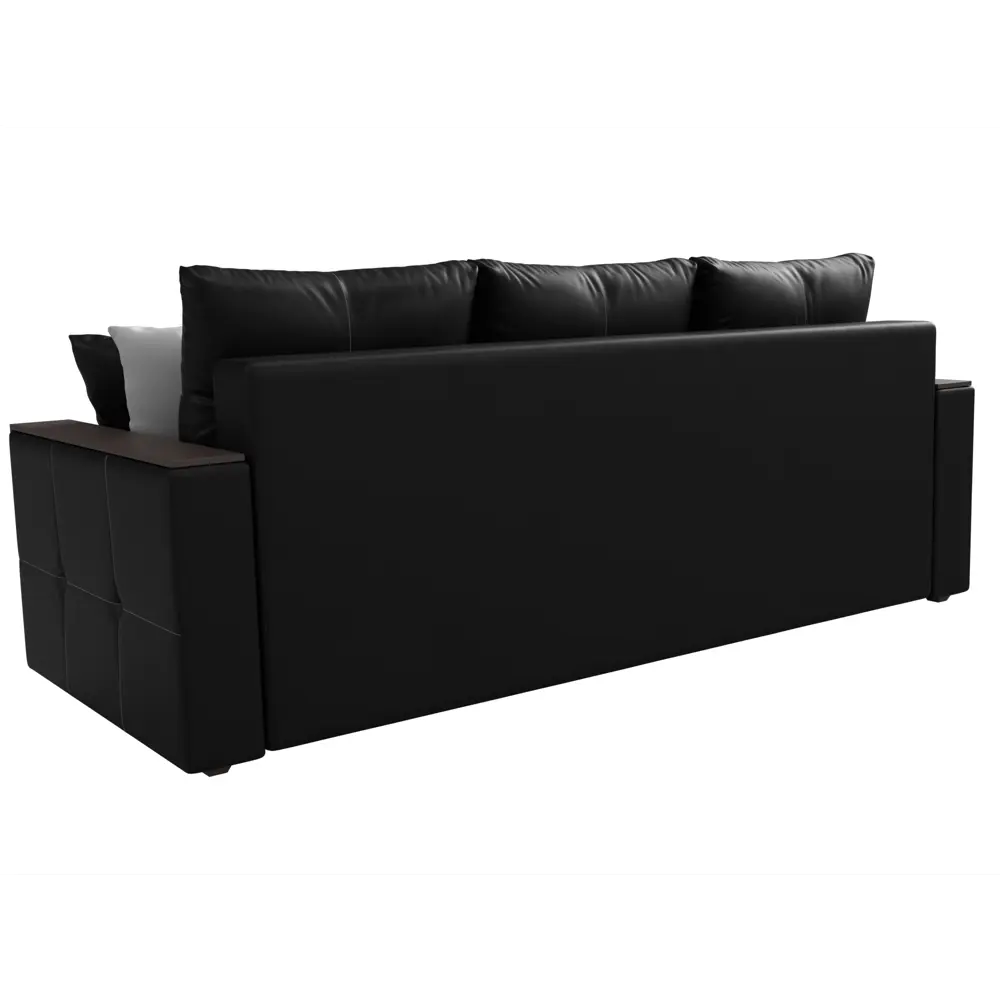 Фото 6 Диван Лига Диванов Валенсия 225x85x97 см искусственная кожа цвет черный