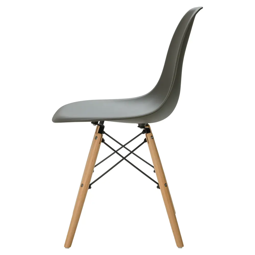 Фото 6 Комплект стульев 2 шт Leon group Eames DSW 83x41x46 см полипропилен цвет графит Фото 6 Комплект стульев 2 шт Leon group Eames DSW 83x41x46 см полипропилен цвет графит