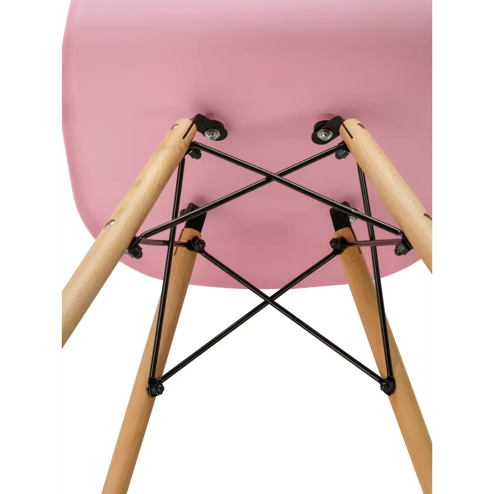 Фото 6 Комплект стульев 2 шт Leon group Eames DSW 83x41x46 см полипропилен цвет розовый Фото 6 Комплект стульев 2 шт Leon group Eames DSW 83x41x46 см полипропилен цвет розовый