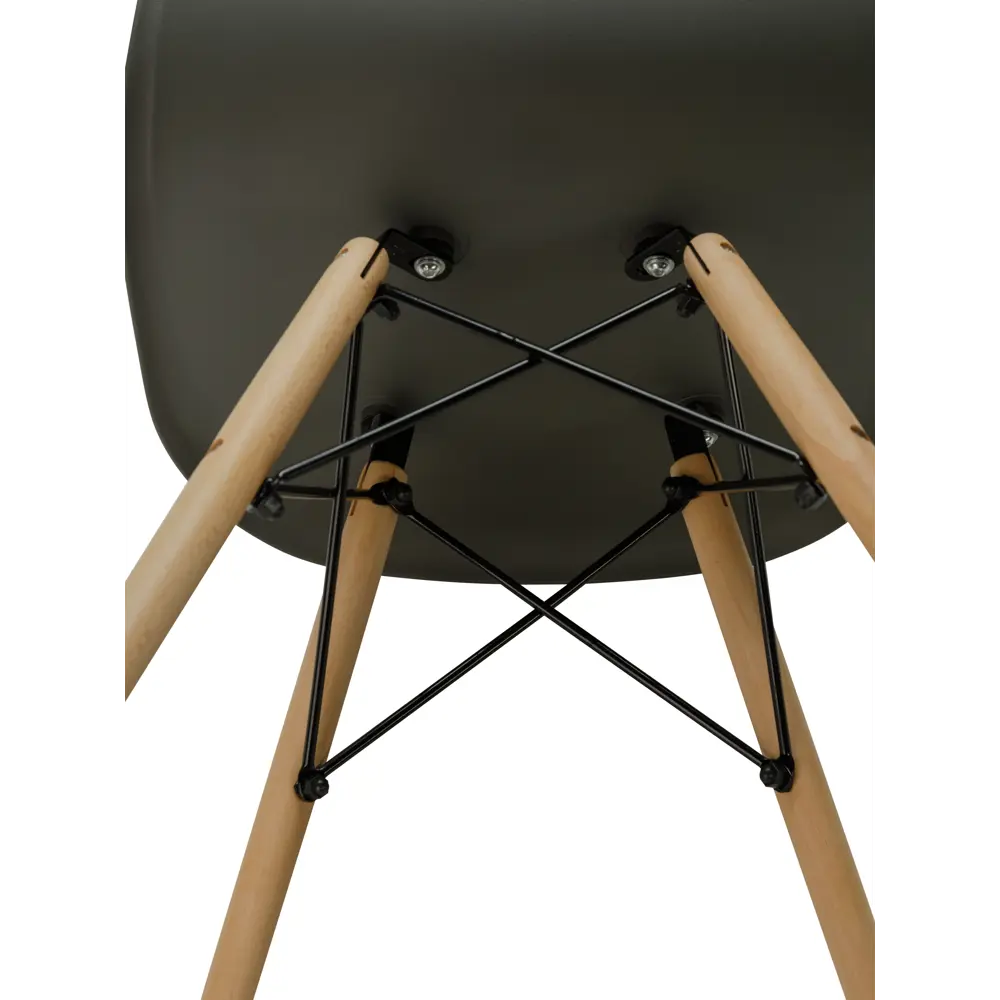 Фото 7 Комплект стульев 3 шт Leon group Eames DSW 83x41x46 см полипропилен цвет графит Фото 7 Комплект стульев 3 шт Leon group Eames DSW 83x41x46 см полипропилен цвет графит