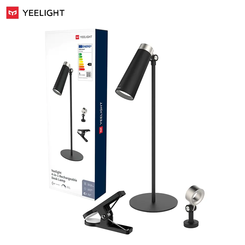 Фото 3 Настольная лампа светодиодная Yeelight 4 в 1 теплый белый свет цвет черный Фото 3 Настольная лампа светодиодная Yeelight 4 в 1 теплый белый свет цвет черный