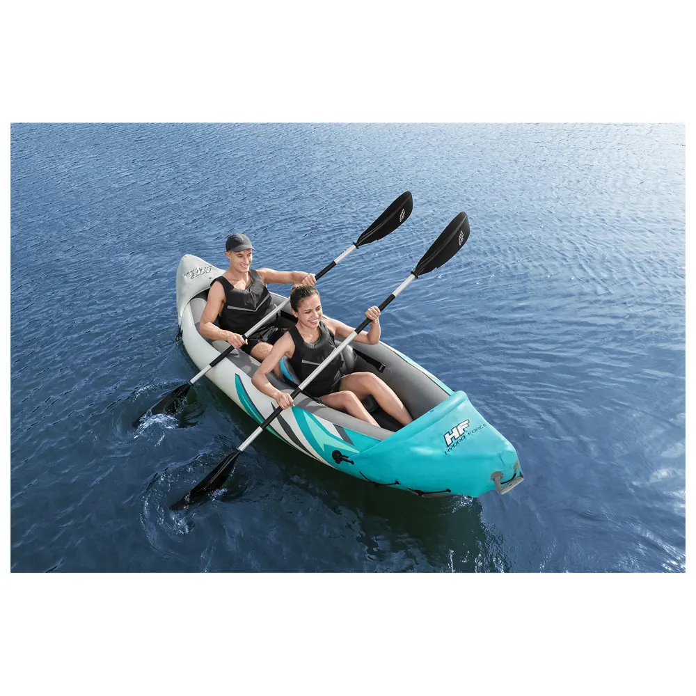 Фото 3 Байдарка Bestway Rapid X2 Kayak 2-местная 312 x 98 см комплект: вёсла насос плавники сумка Фото 3 Байдарка Bestway Rapid X2 Kayak 2-местная 312 x 98 см комплект: вёсла насос плавники сумка