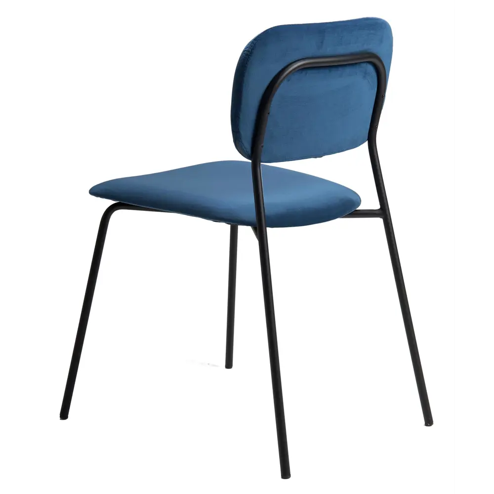 Фото 5 Стул R-Home Benson 46x76.50x56 см микровелюр цвет синий Фото 5 Стул R-Home Benson 46x76.50x56 см микровелюр цвет синий