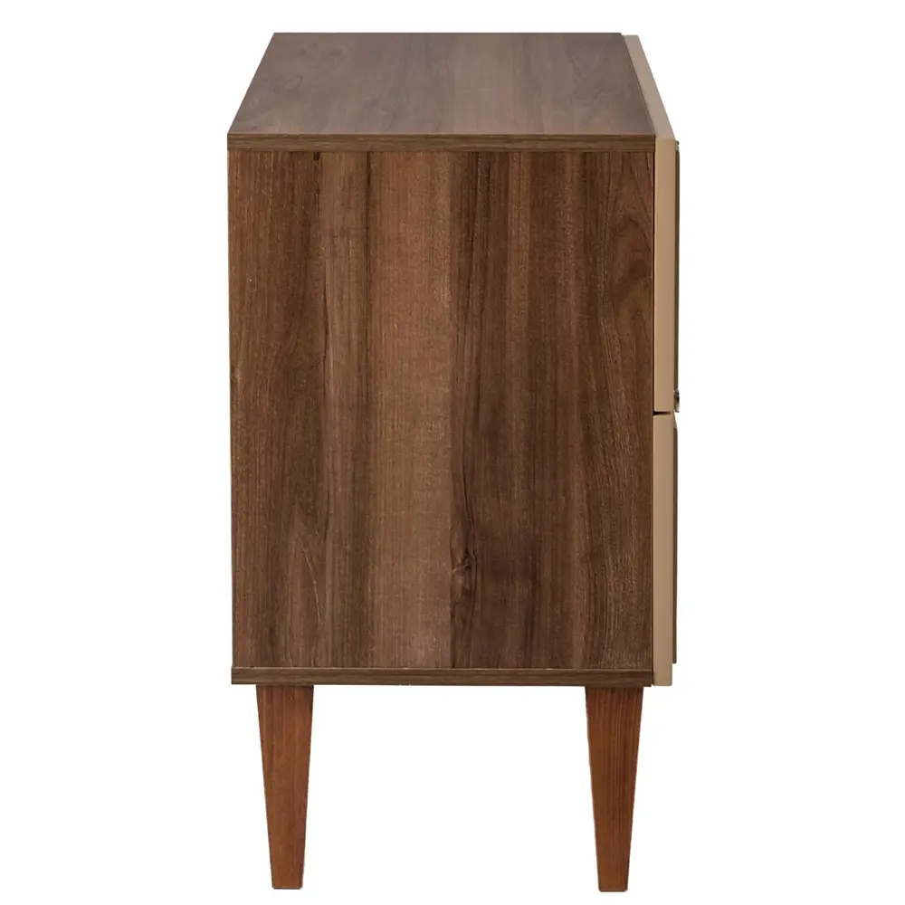 Фото 4 Тумба с выдвижными ящиками R-Home Norton 55x70x40 см МДФ цвет бежевый