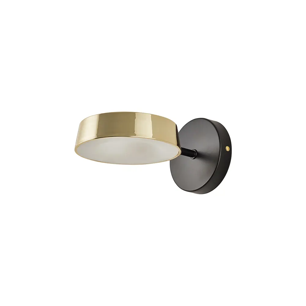 Фото 6 Настенный светильник светодиодный Arte Perfetto Luce 3327.9701-1B-150/220/LED18W Bk/G 2 м² нейтральный белый свет цвет черный/золото Фото 6 Настенный светильник светодиодный Arte Perfetto Luce 3327.9701-1B-150/220/LED18W Bk/G 2 м² нейтральный белый свет цвет черный/золото