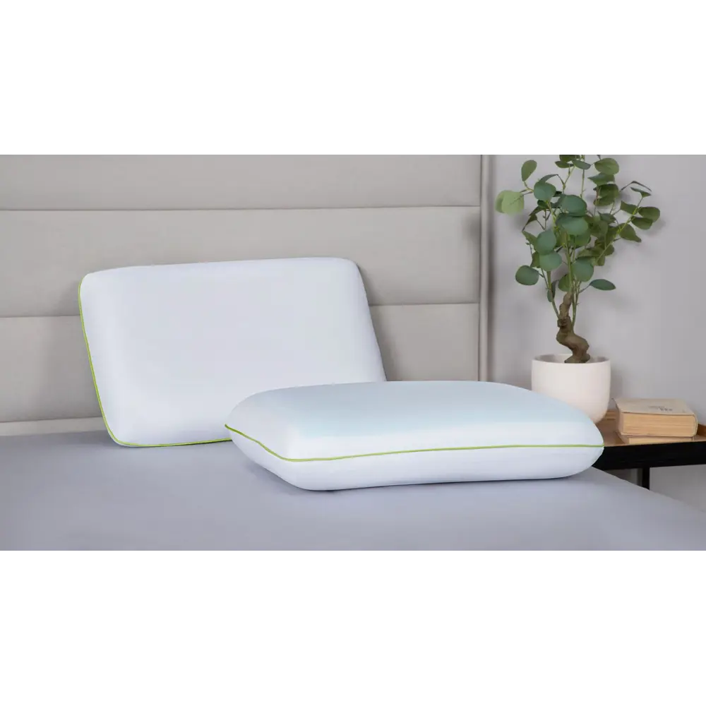 Фото 2 Подушка анатомическая Askona Ecogel Classic Green 38x60 см, пена Фото 2 Подушка анатомическая Askona Ecogel Classic Green 38x60 см, пена