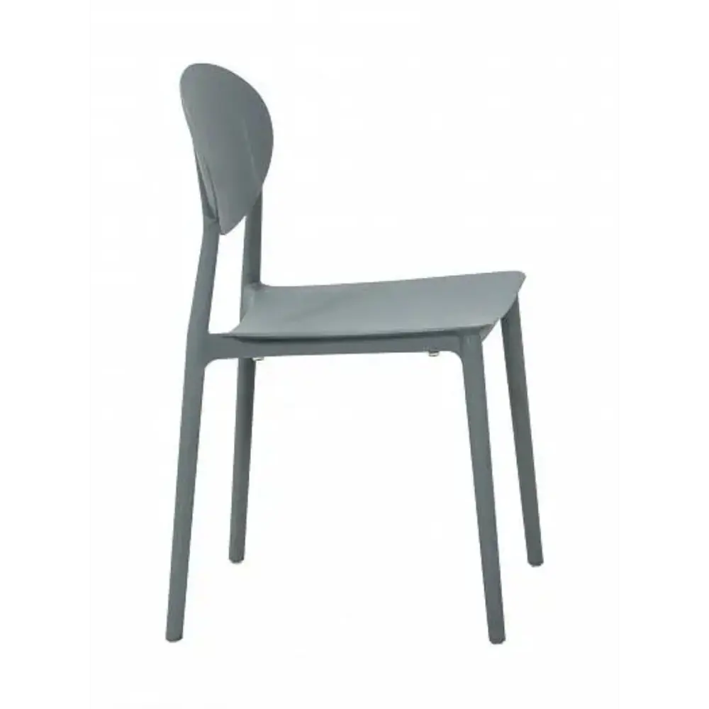 Фото 3 Стул Огого обстановочка! 82x42x45 см пластик цвет серый