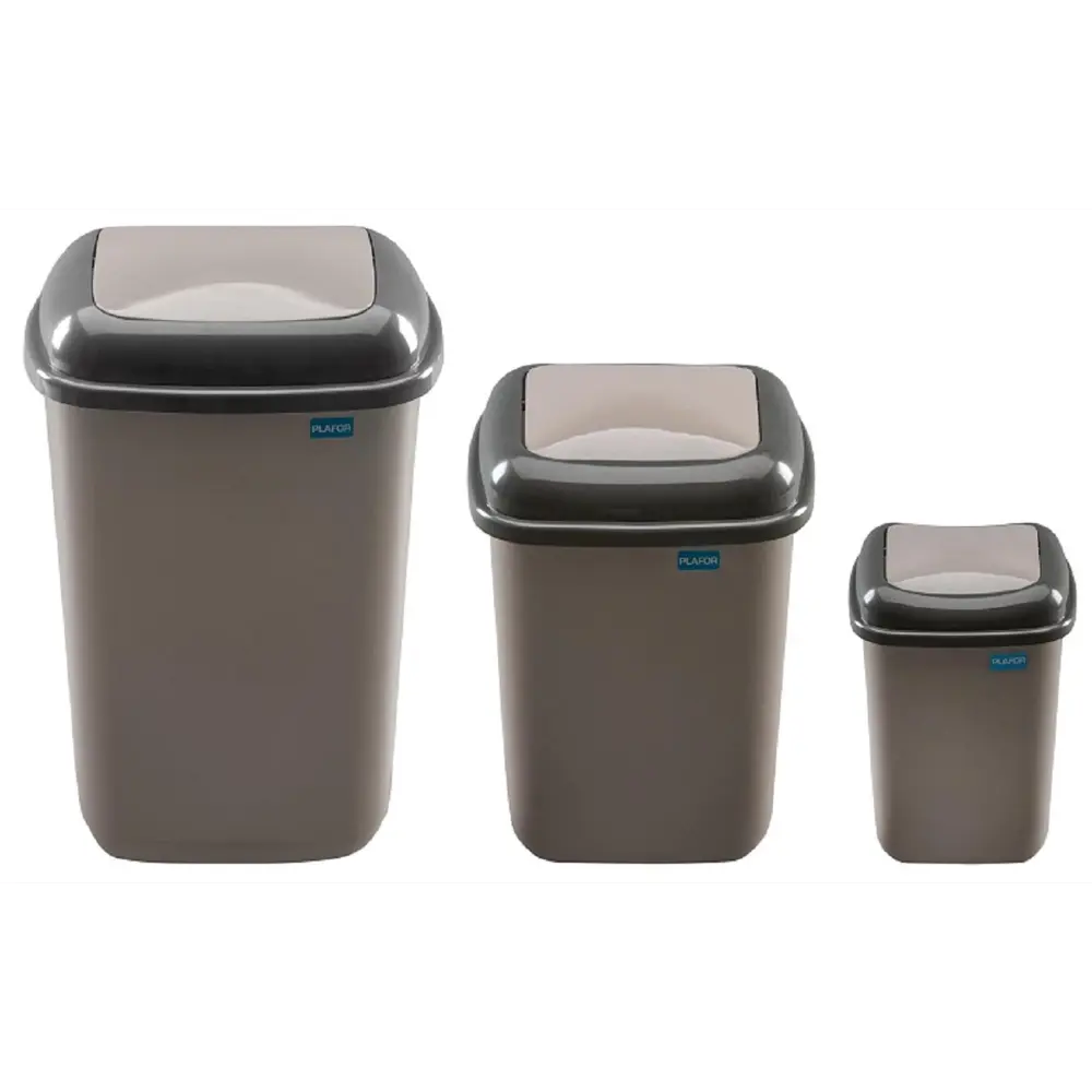 Фото 5 Мусорное ведро Plafor QUATRO 12 л цвет мокко
