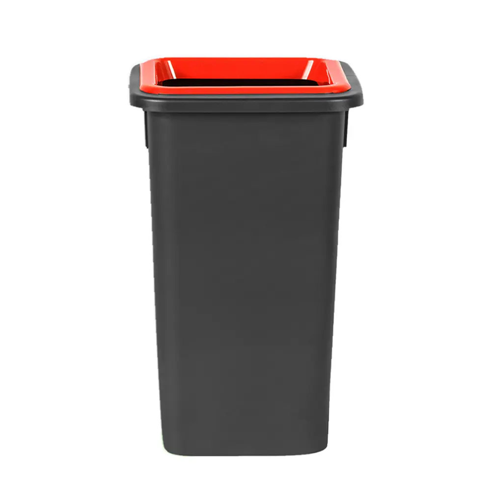 Фото Контейнер для мусора Plafor Fit bin 20 л цвет черно-красный Фото Контейнер для мусора Plafor Fit bin 20 л цвет черно-красный