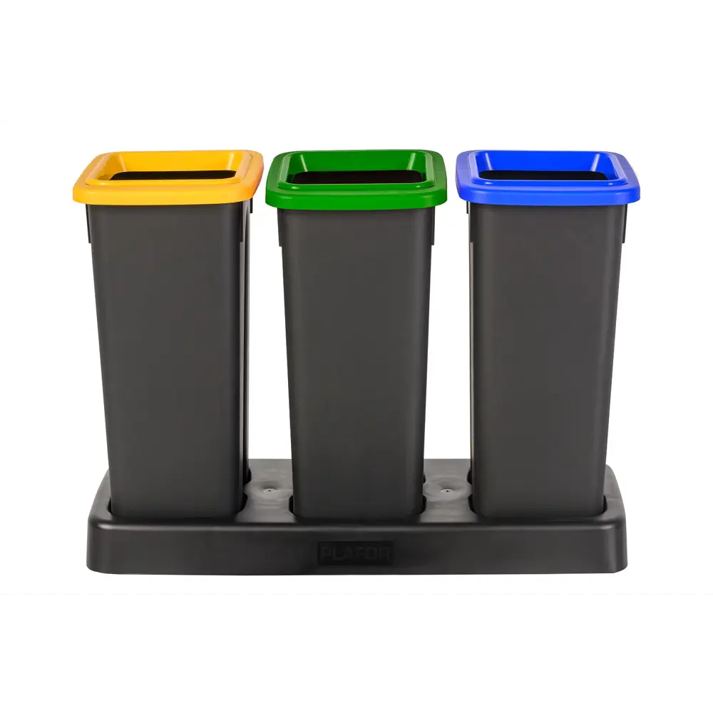 Фото 7 Мусорное ведро Plafor Fit bin 20 л цвет черный Фото 7 Мусорное ведро Plafor Fit bin 20 л цвет черный