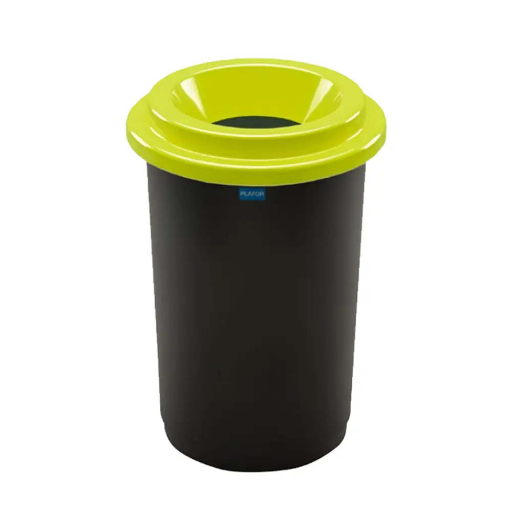 Фото Контейнер для мусора Plafor Eco bin 50 л цвет черный/зеленый Фото Контейнер для мусора Plafor Eco bin 50 л цвет черный/зеленый