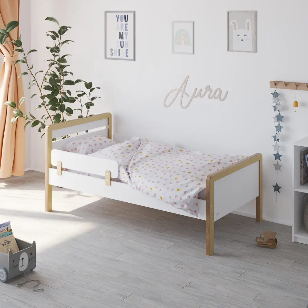 Фото 3 Кровать подростковая Sweet Baby Aura 60x120 см цвет белый Фото 3 Кровать подростковая Sweet Baby Aura 60x120 см цвет белый