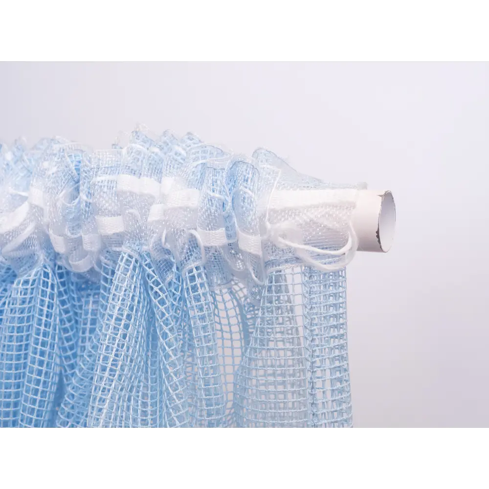 Фото 8 Тюль на шторной ленте Милли 400x250 см цвет голубой Фото 8 Тюль на шторной ленте Милли 400x250 см цвет голубой