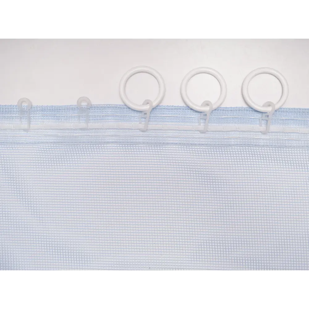 Фото 4 Тюль на шторной ленте Милли 400x250 см цвет голубой Фото 4 Тюль на шторной ленте Милли 400x250 см цвет голубой