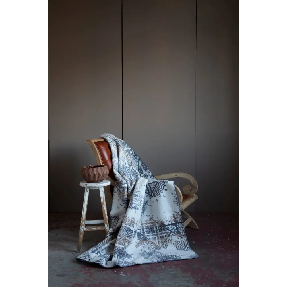 Фото 4 Плед Arya home Sandy 150x200 см хлопок цвет синий Фото 4 Плед Arya home Sandy 150x200 см хлопок цвет синий