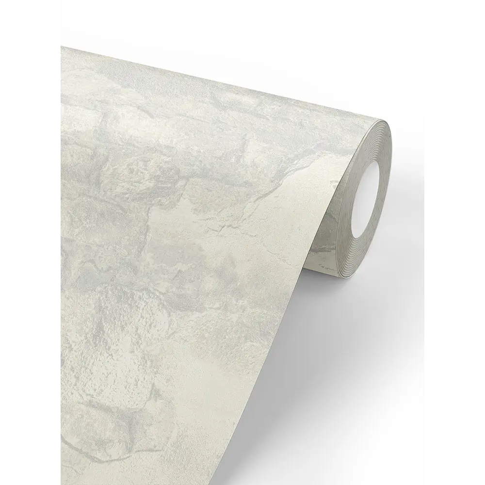 Фото 2 Обои флизелиновые Euro decor Stone 1.06 м белые с серебром 7203-00 Фото 2 Обои флизелиновые Euro decor Stone 1.06 м белые с серебром 7203-00