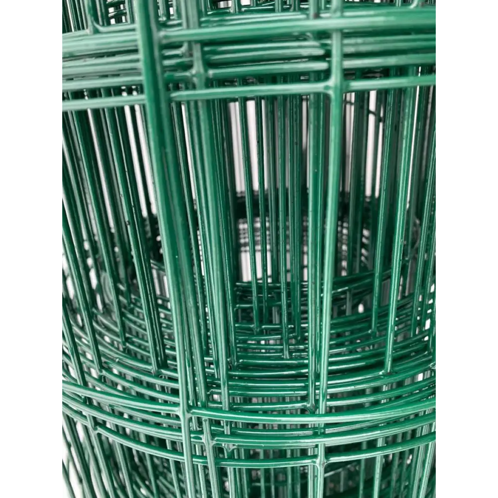 Фото 2 Сетка сварная оцинкованная Topfence зеленая 1.8x20 м пруток 2.2мм ячейка 100x75 мм Фото 2 Сетка сварная оцинкованная Topfence зеленая 1.8x20 м пруток 2.2мм ячейка 100x75 мм
