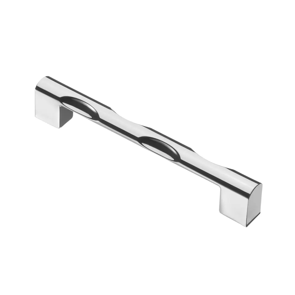 Фото Мебельная ручка-скоба Kerron EL-7060-128 хром 128 мм Фото Мебельная ручка-скоба Kerron EL-7060-128 хром 128 мм