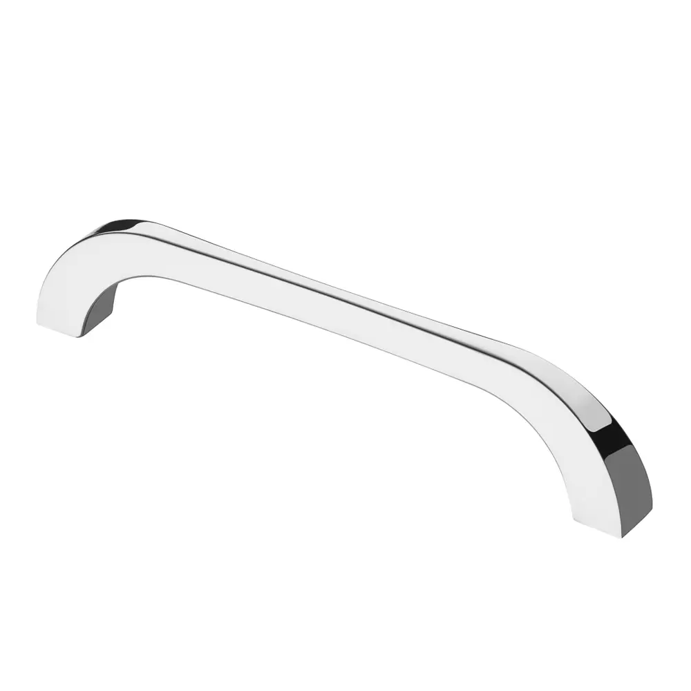 Фото Мебельная ручка-скоба Kerron S-2550-128 хром 128 мм Фото Мебельная ручка-скоба Kerron S-2550-128 хром 128 мм