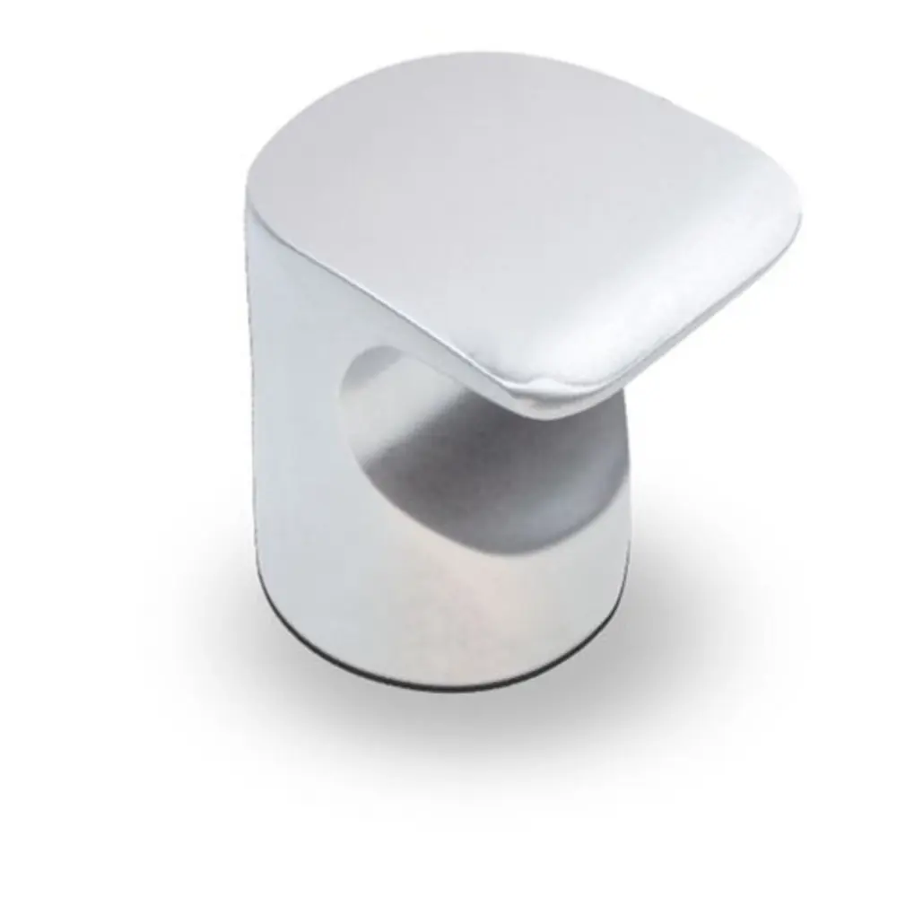 Фото Мебельная ручка-кнопка Kerron K-1100 SC матовый хром Фото Мебельная ручка-кнопка Kerron K-1100 SC матовый хром