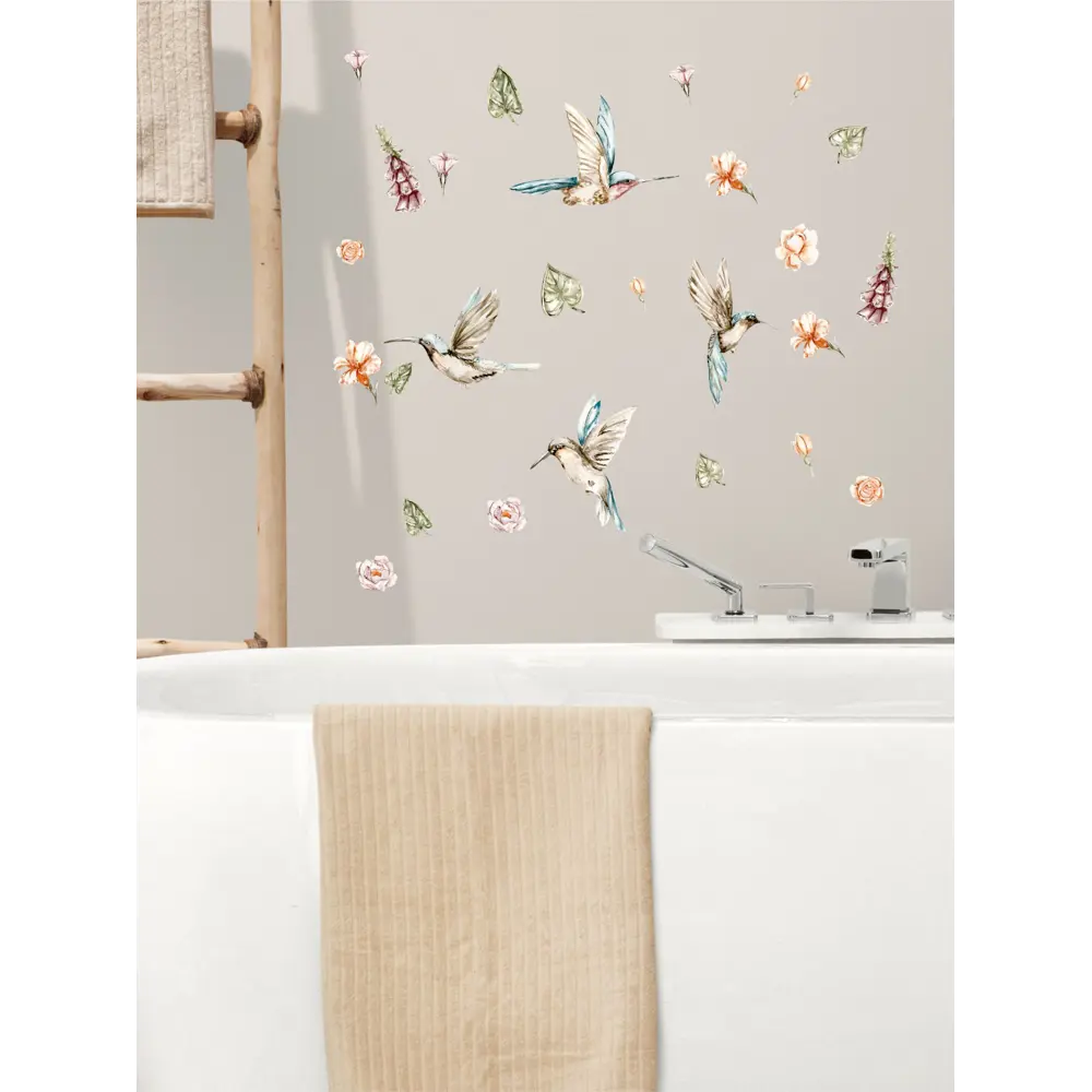 Фото 4 Наклейка на стену Lisadecor S0395 Колибри Фото 4 Наклейка на стену Lisadecor S0395 Колибри