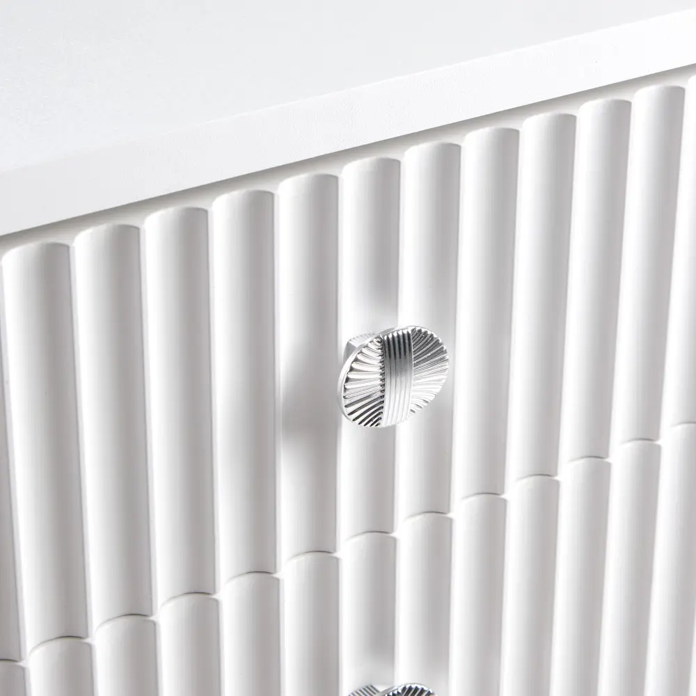 Фото 4 Тумба прикроватная Клик мебель 51x53x38 см 2 ящика ЛДСП цвет белый Фото 4 Тумба прикроватная Клик мебель 51x53x38 см 2 ящика ЛДСП цвет белый