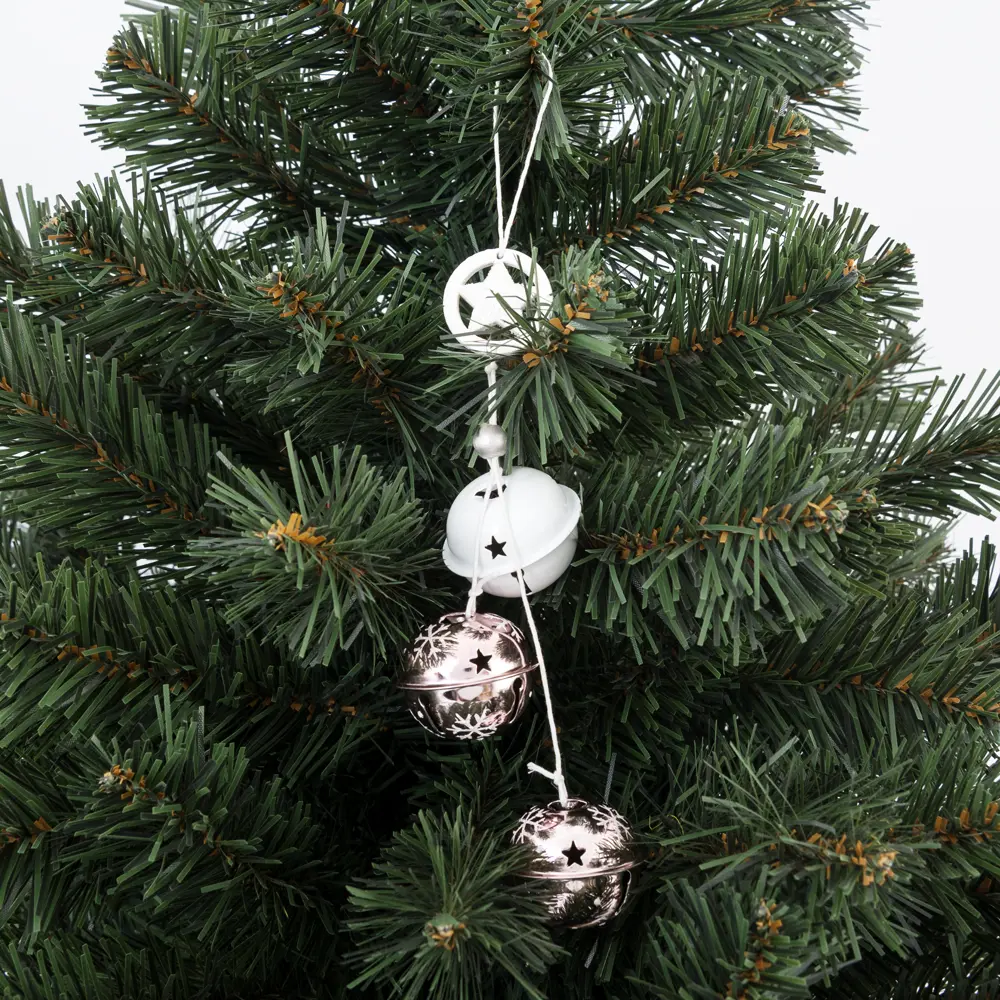 Фото 9 Елочная игрушка «Колокольчики» 15 см металл розовый Фото 9 Елочная игрушка «Колокольчики» 15 см металл розовый