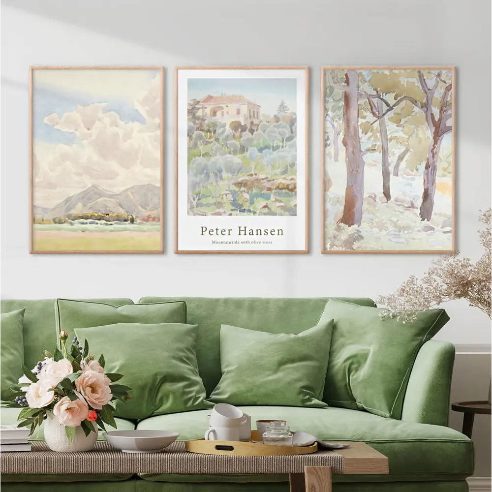 Фото Набор постеров 28 картин "Пейзаж репродукция художник Питер Хансен" 40x30 см 3 шт, в тубусе без рамы Фото Набор постеров 28 картин "Пейзаж репродукция художник Питер Хансен" 40x30 см 3 шт, в тубусе без рамы