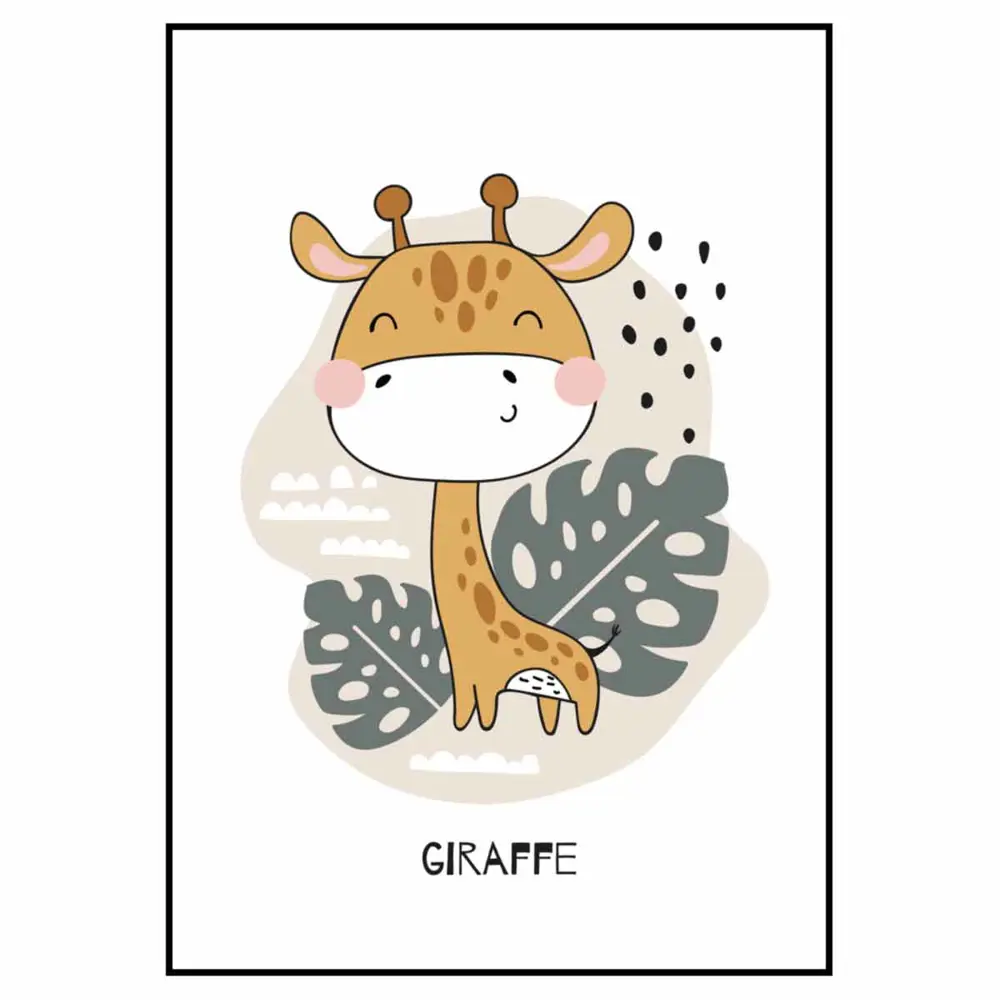 Фото 2 Постер 28 картин "Жираф" 50x40 см в тубусе без рамы Фото 2 Постер 28 картин "Жираф" 50x40 см в тубусе без рамы