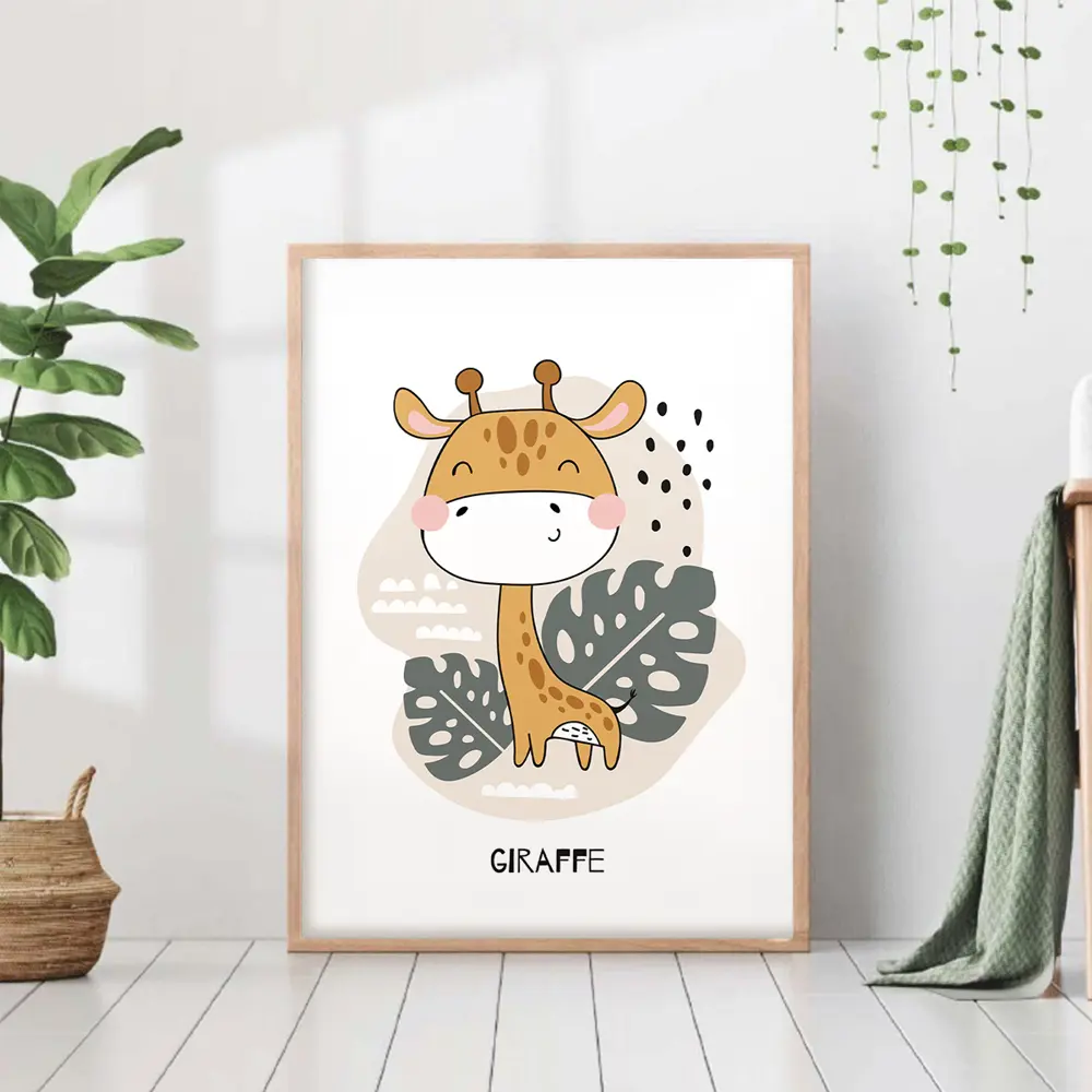 Фото Постер 28 картин "Жираф" 50x40 см в тубусе без рамы Фото Постер 28 картин "Жираф" 50x40 см в тубусе без рамы
