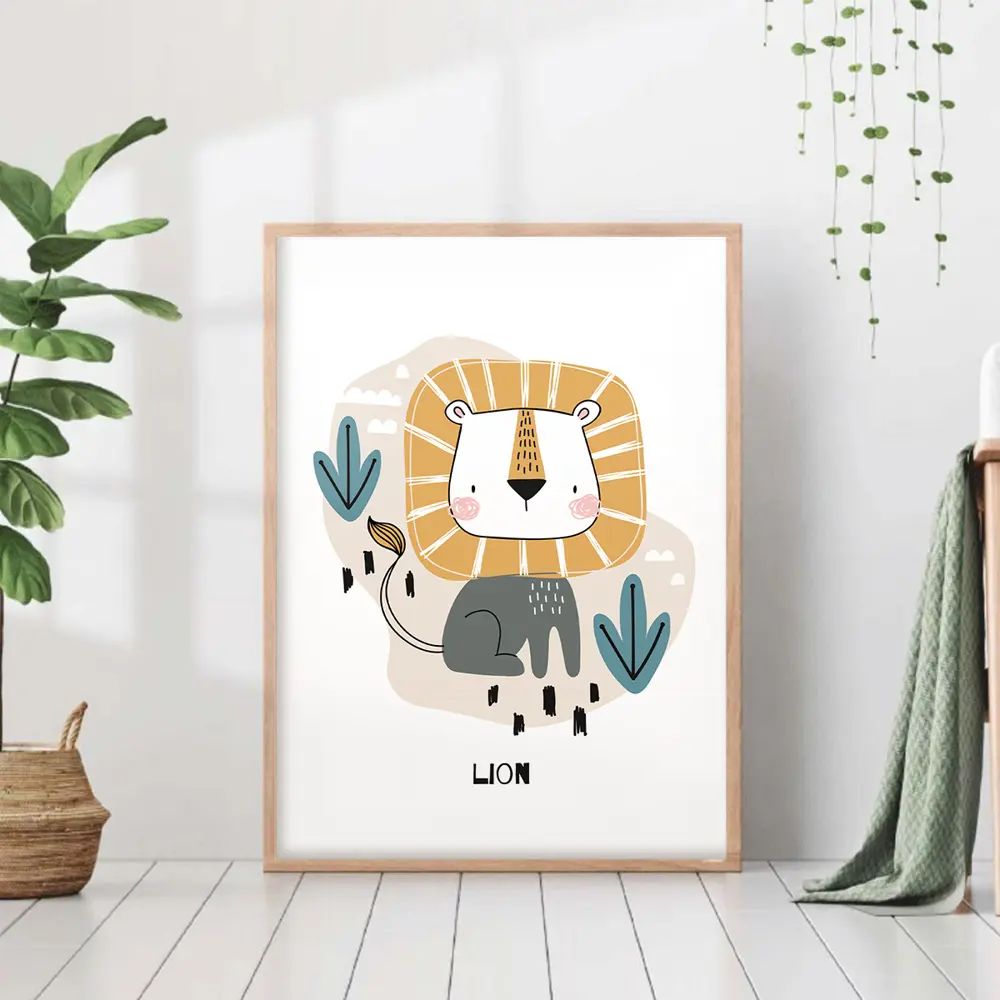 Фото Постер 28 картин "Лев" 50x40 см в тубусе без рамы Фото Постер 28 картин "Лев" 50x40 см в тубусе без рамы