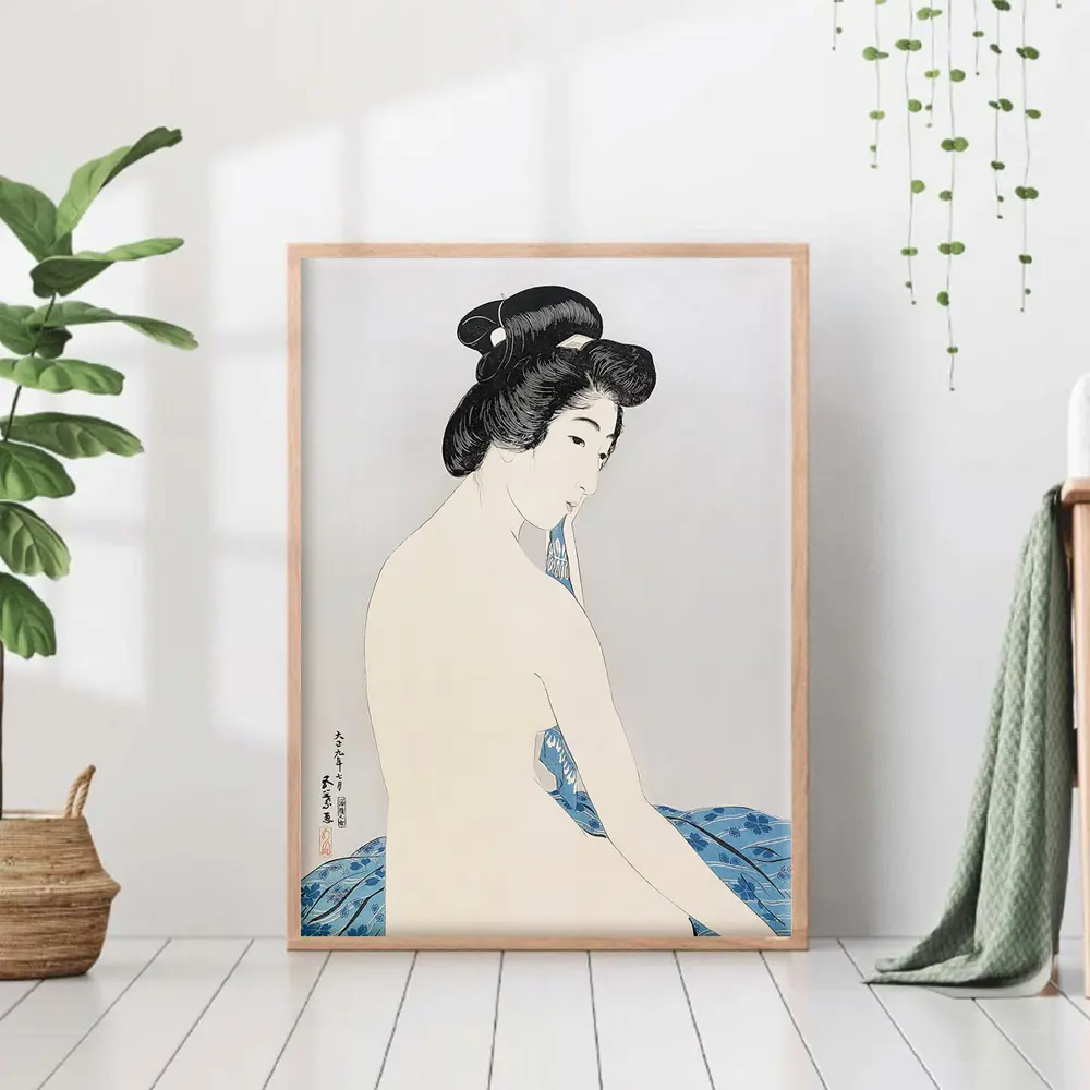 Фото Постер 28 картин "Гейша со спины репродукция" 50x40 см в тубусе без рамы Фото Постер 28 картин "Гейша со спины репродукция" 50x40 см в тубусе без рамы