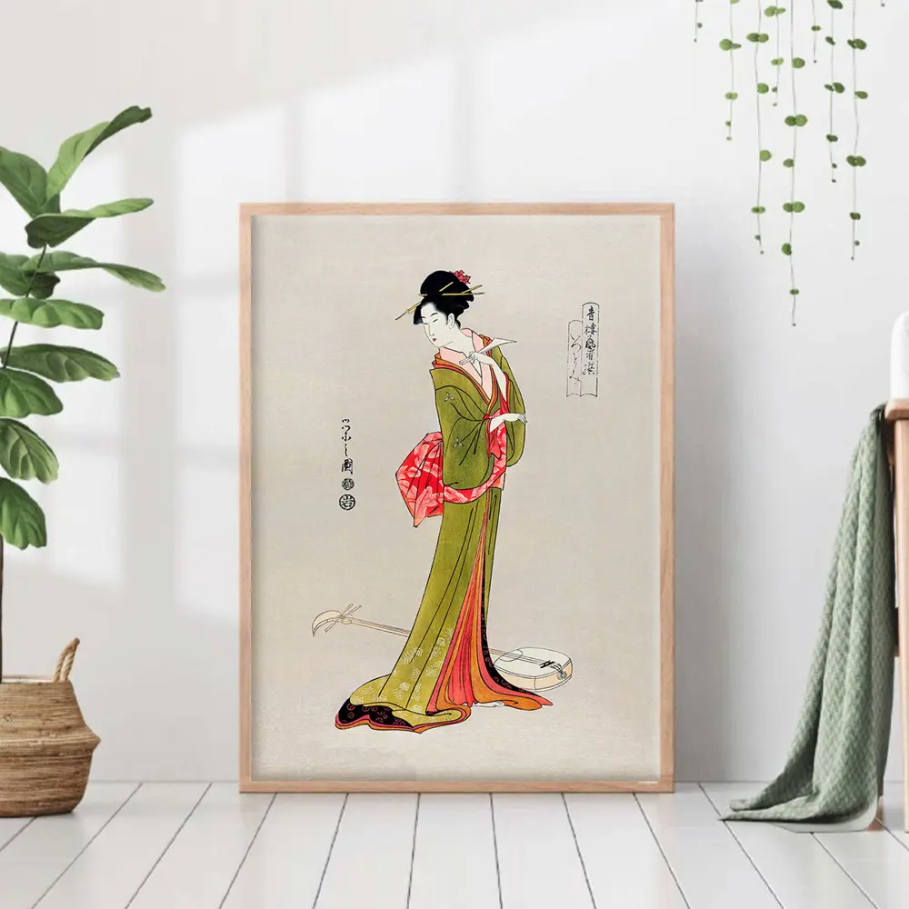 Фото Постер 28 картин "Гейша рисунок репродукция" 70x50 см в тубусе без рамы Фото Постер 28 картин "Гейша рисунок репродукция" 70x50 см в тубусе без рамы